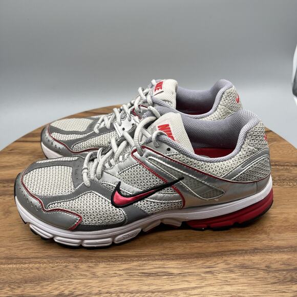 Nike Zoom Structure 13 Shoes Womens Size 9.5 Silver Running Comfort Gym Sneakers - Picture 3 of 8